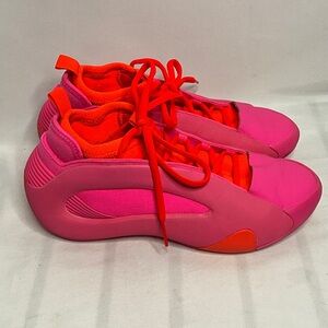 Adidas Harden Vol 8 Flamingo Pink and Orange Sneakers Size 8